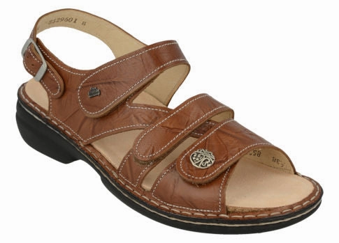 FINN COMFORT GOMERA COGNAC Seasonal Footwear Sandal Straps