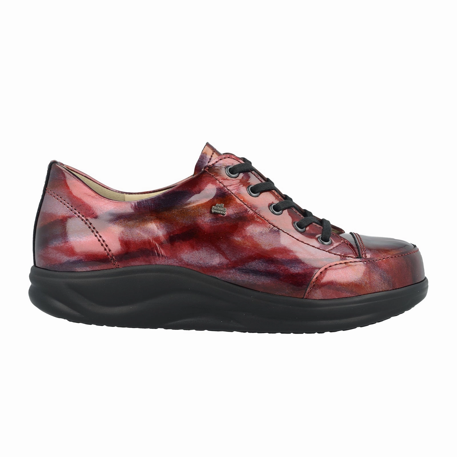 Light Appeal Side Ruching Finn Comfort Ikebukuro Lace Up (Women) - Amarone/Tropez