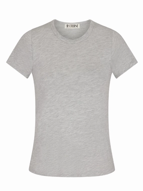 MoistureManagementSystem Fitted Crewneck Short Sleeve T-shirt in Heather Grey
