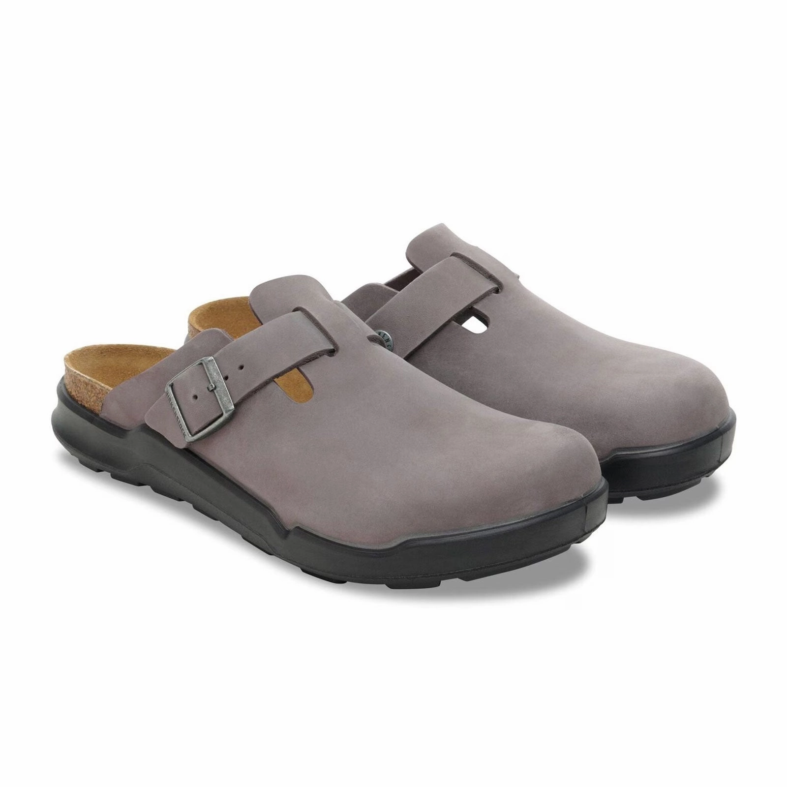 Easy Draping Contemporary Look Birkenstock Boston Crosstown Clog (Men) - Iron Oiled Leather