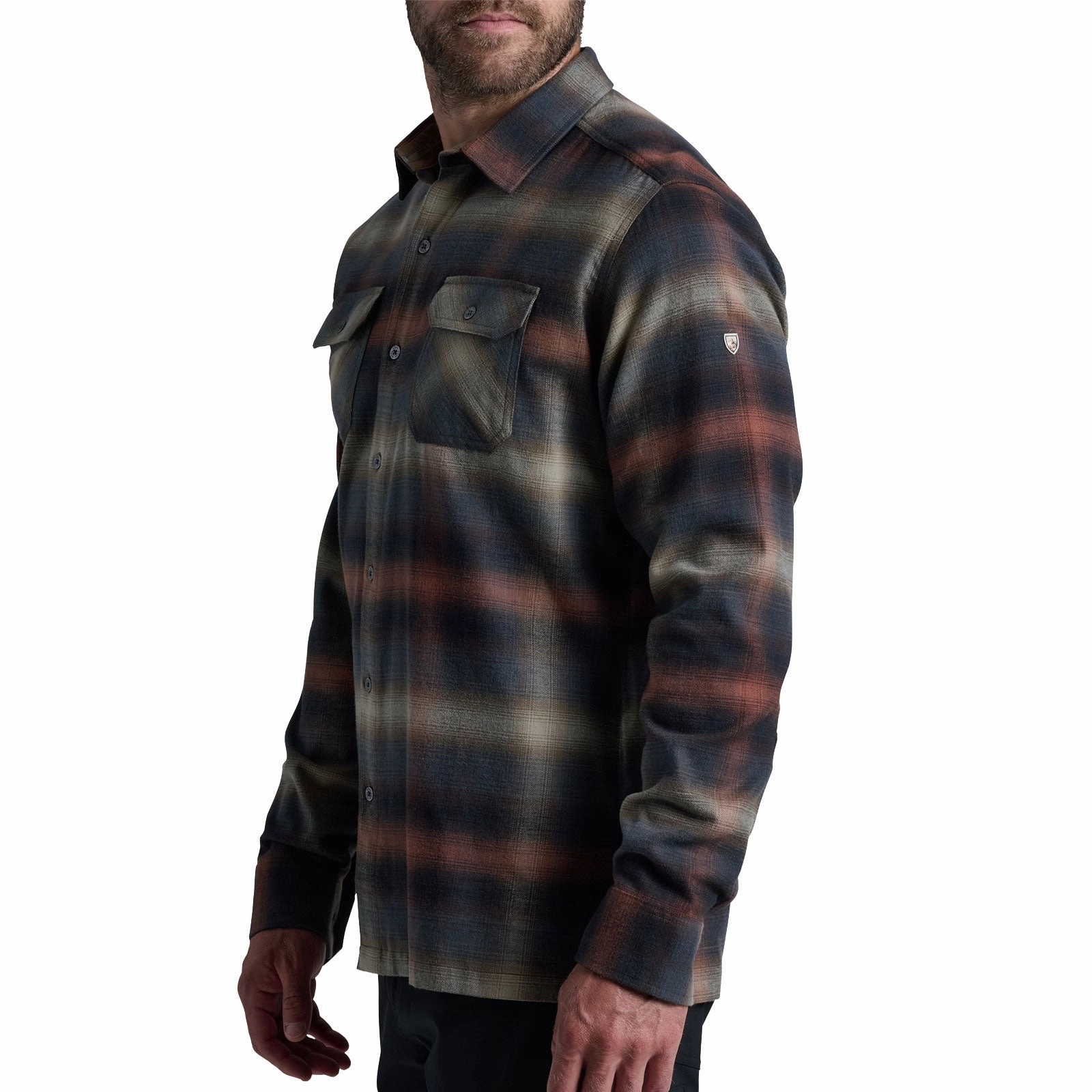 Kuhl Dillingr Long Sleeve Flannel (Men) - Dune Calm Ease