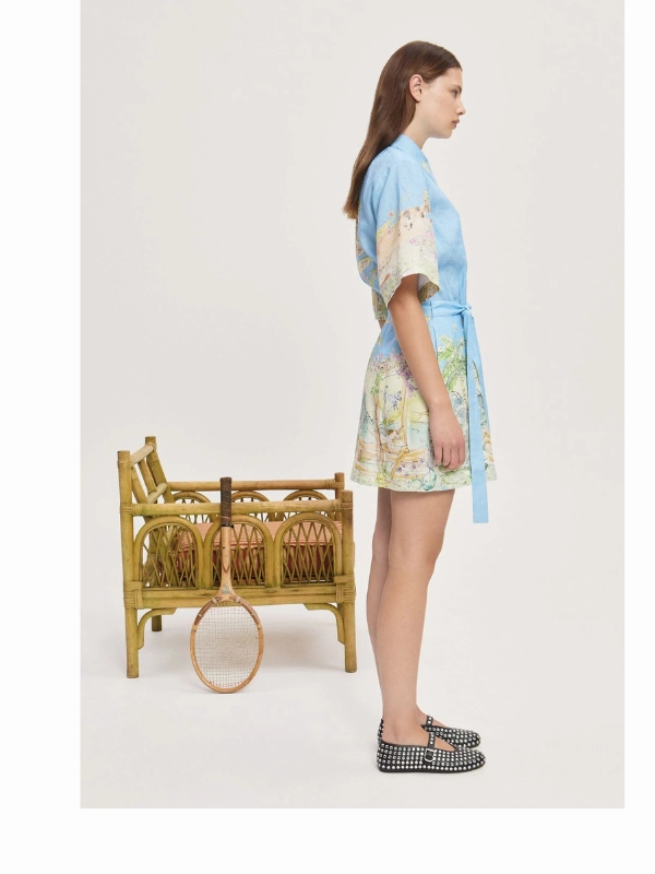 Summer Air Anouk Mini Dress in Sky