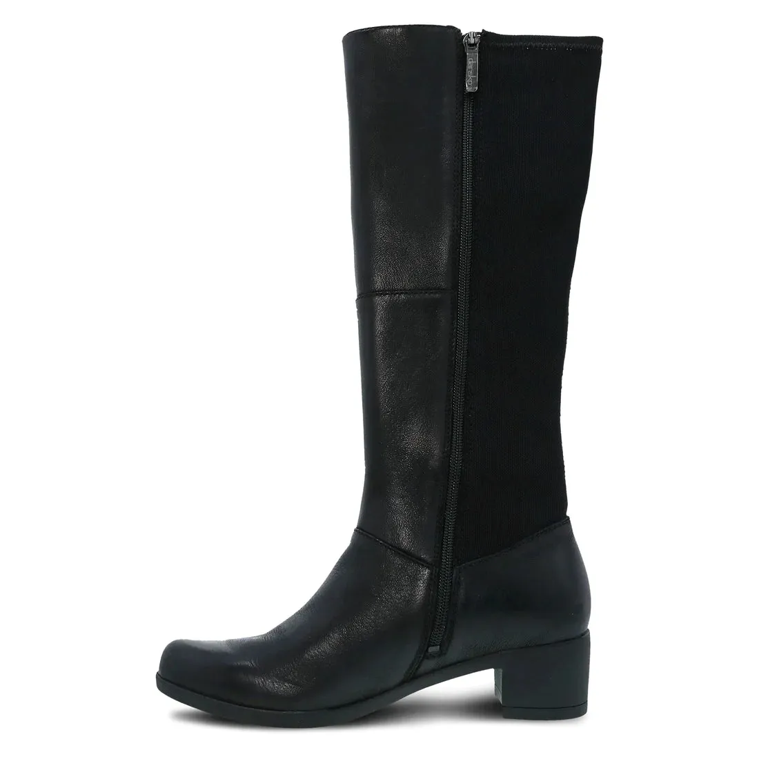 DANSKO WOMEN'S CELESTINE TALL BOOT - BLACK Edgy wide - fit