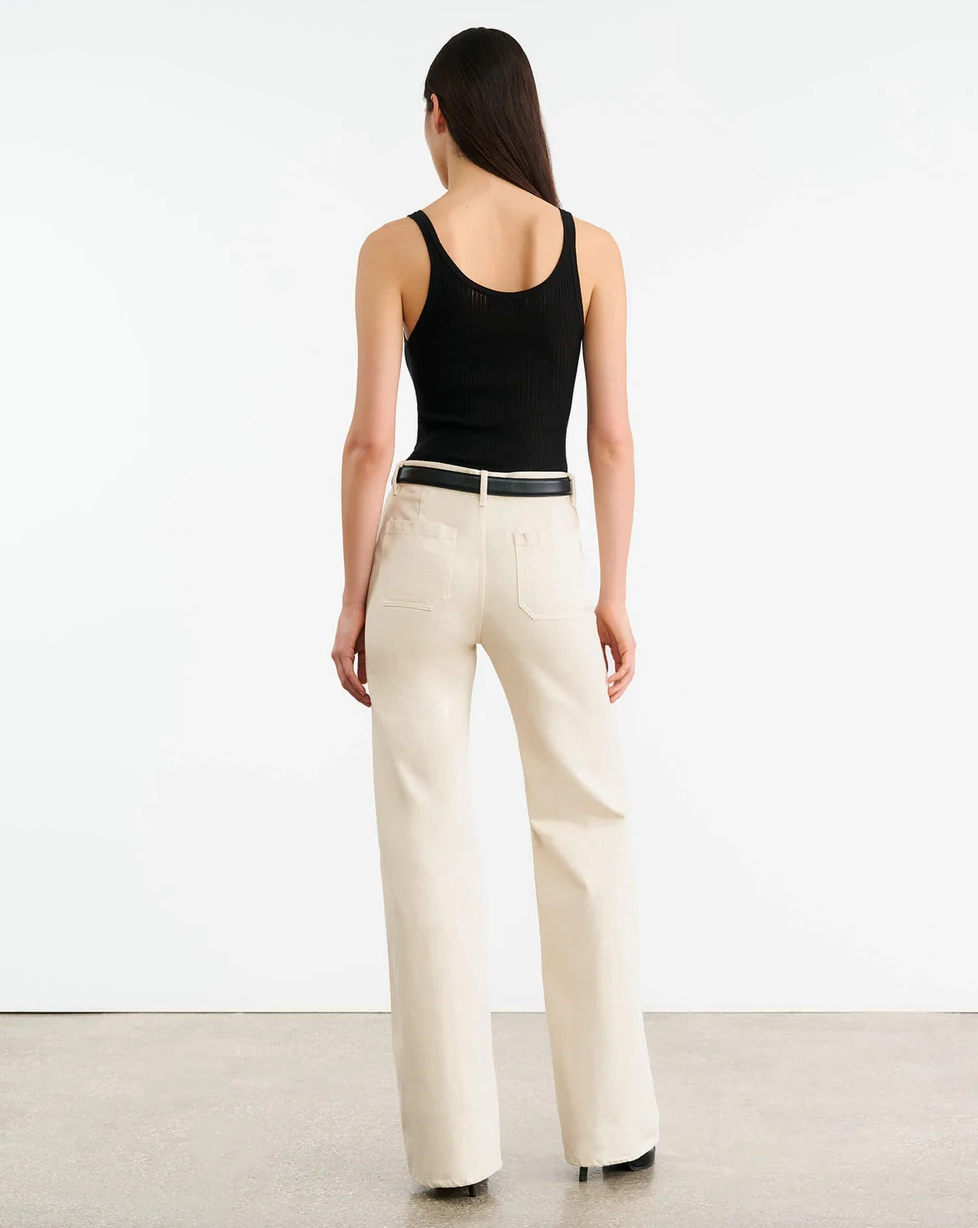 Florence Pant in Stone AbrasionResistantClothing Sharp Look