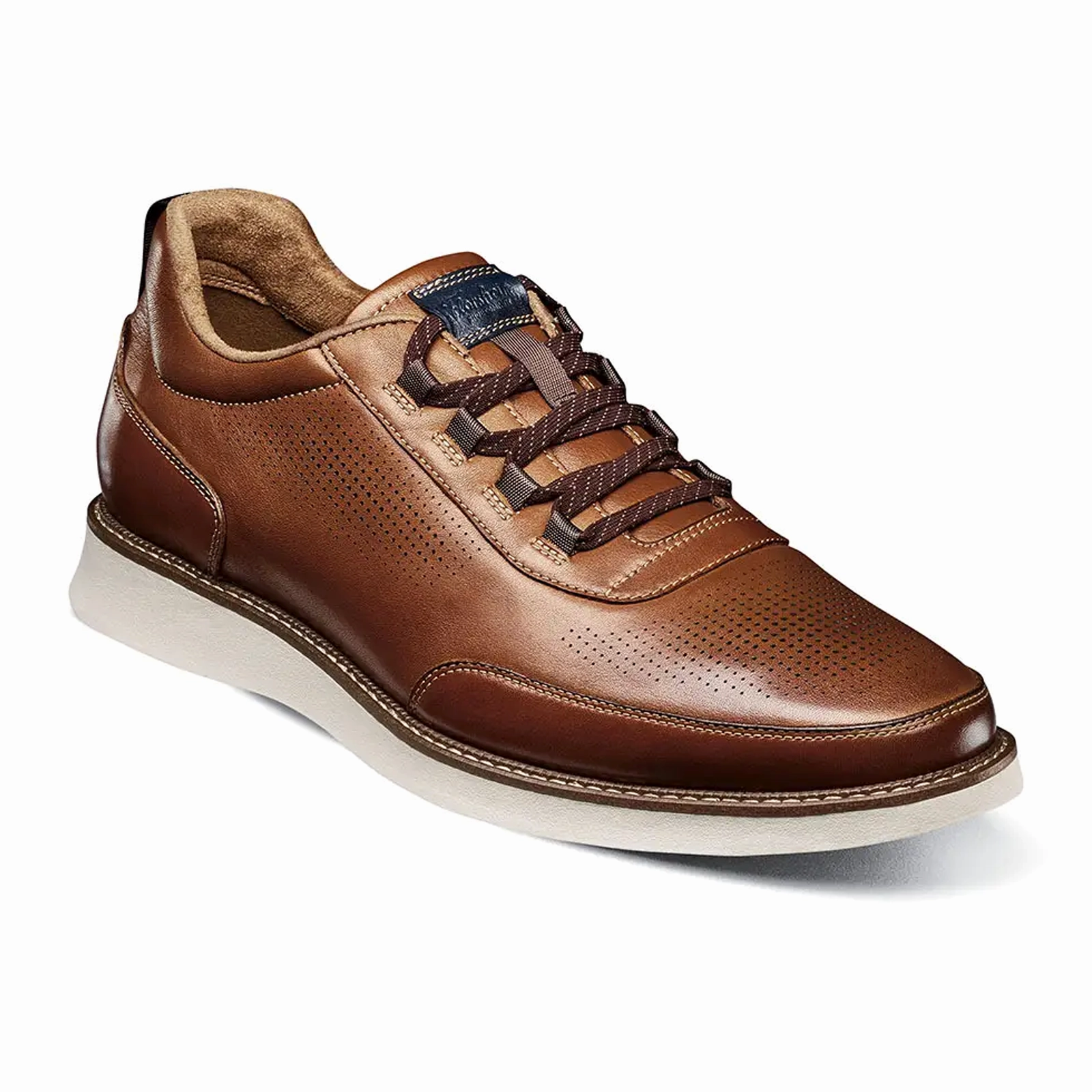 Kimono-Sleeve Urban Motion Florsheim Launch Elastic Lace Slip On (Men) - Cognac Multi