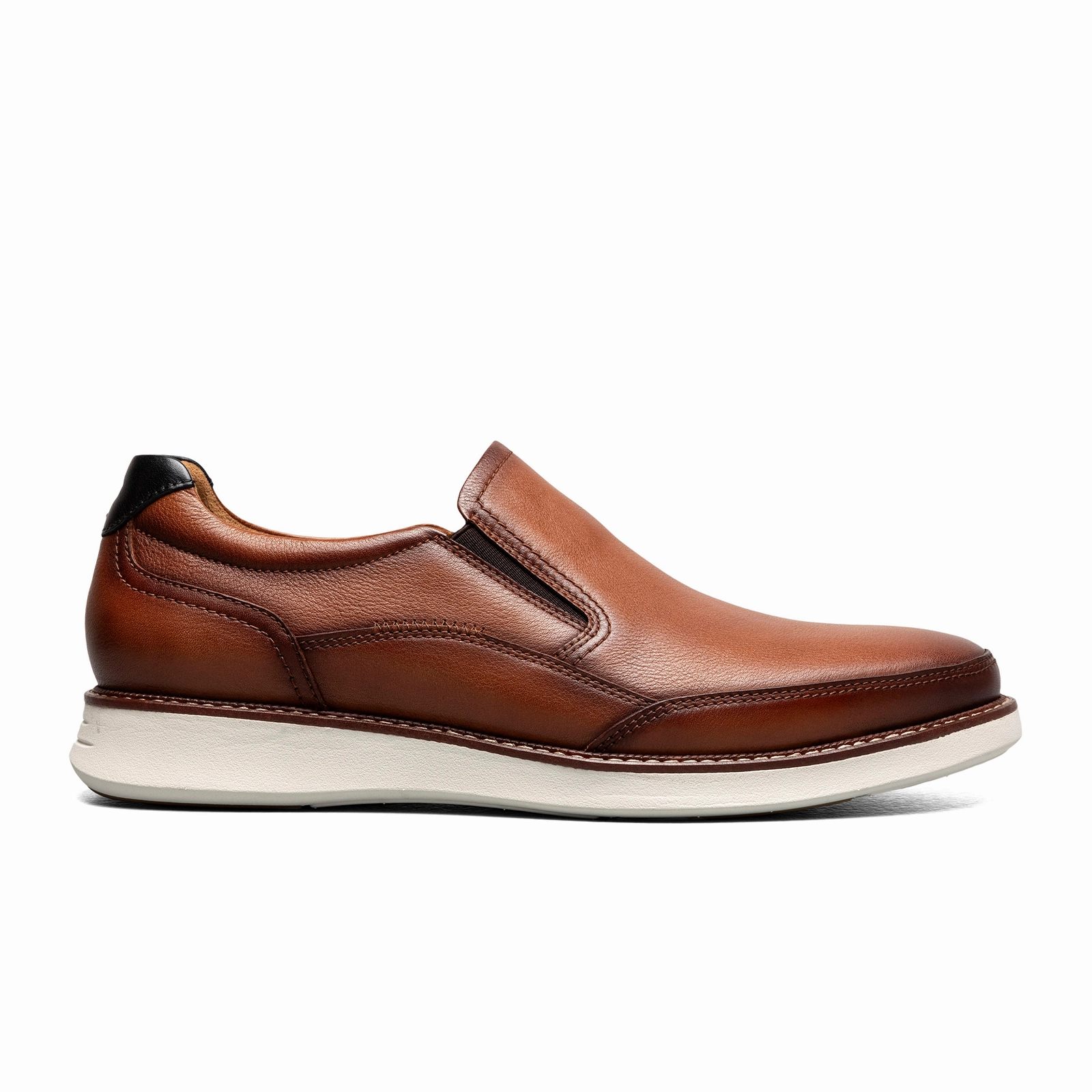 Chic and Stylish Smart Silhouette Florsheim Launch Moc Toe Slip On (Men) - Cognac Multi
