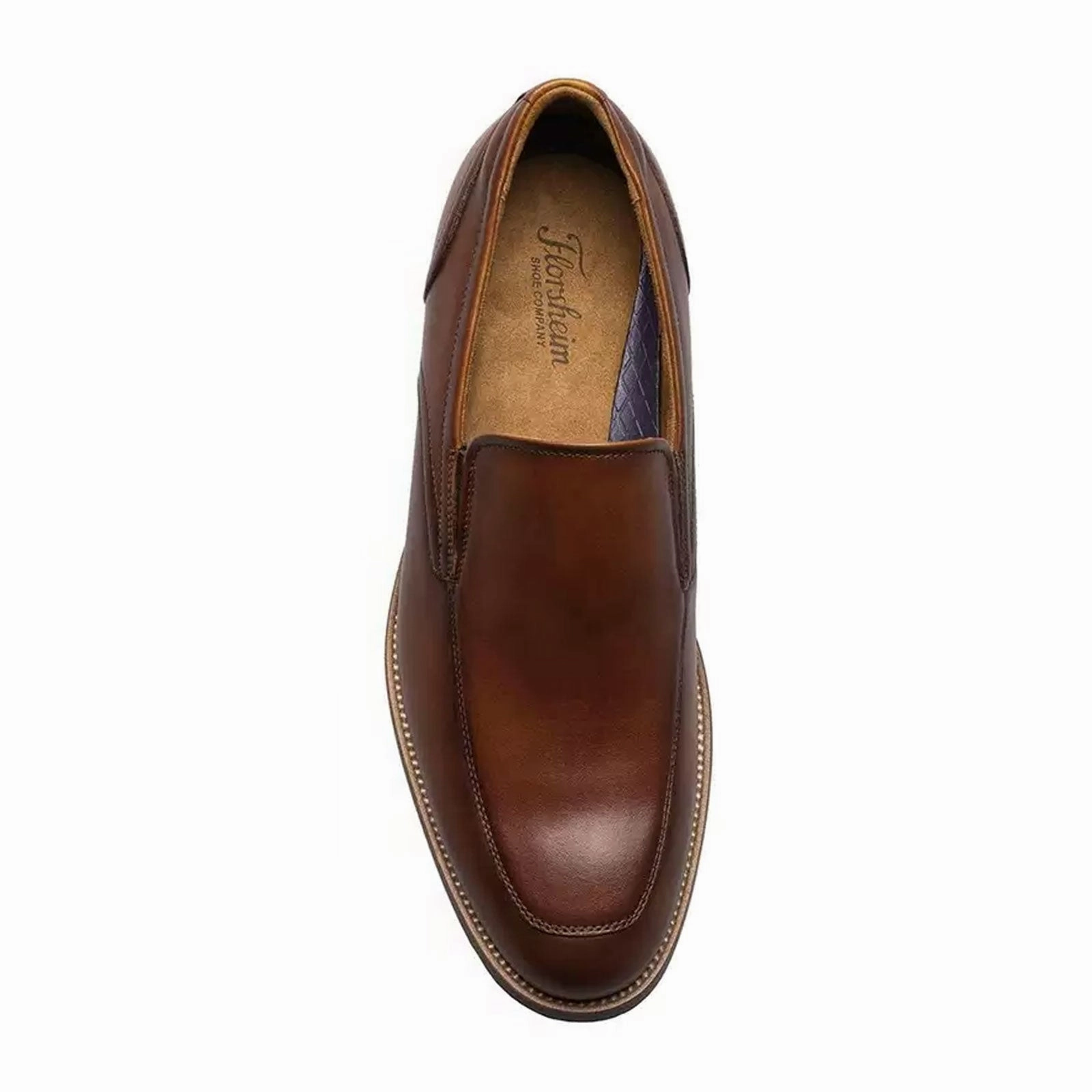 Florsheim Rucci Moc Toe Slip On (Men) - Cognac Mesh-Sleeve