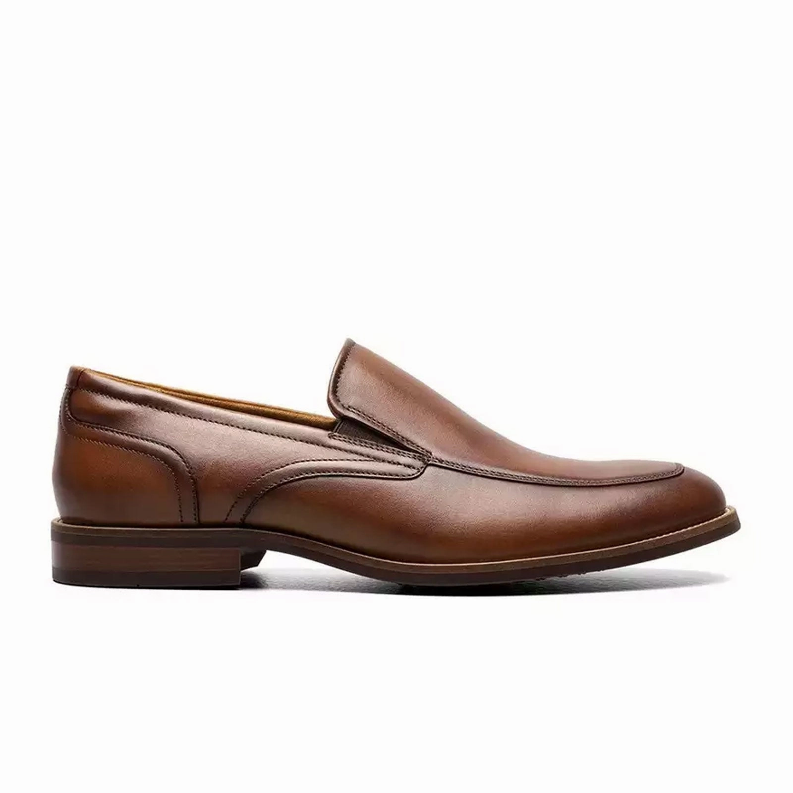 Evening Vibe Compressible Florsheim Rucci Moc Toe Slip On (Men) - Cognac