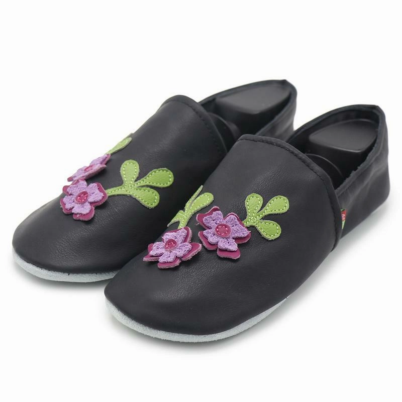 real Flower black Women Slippers