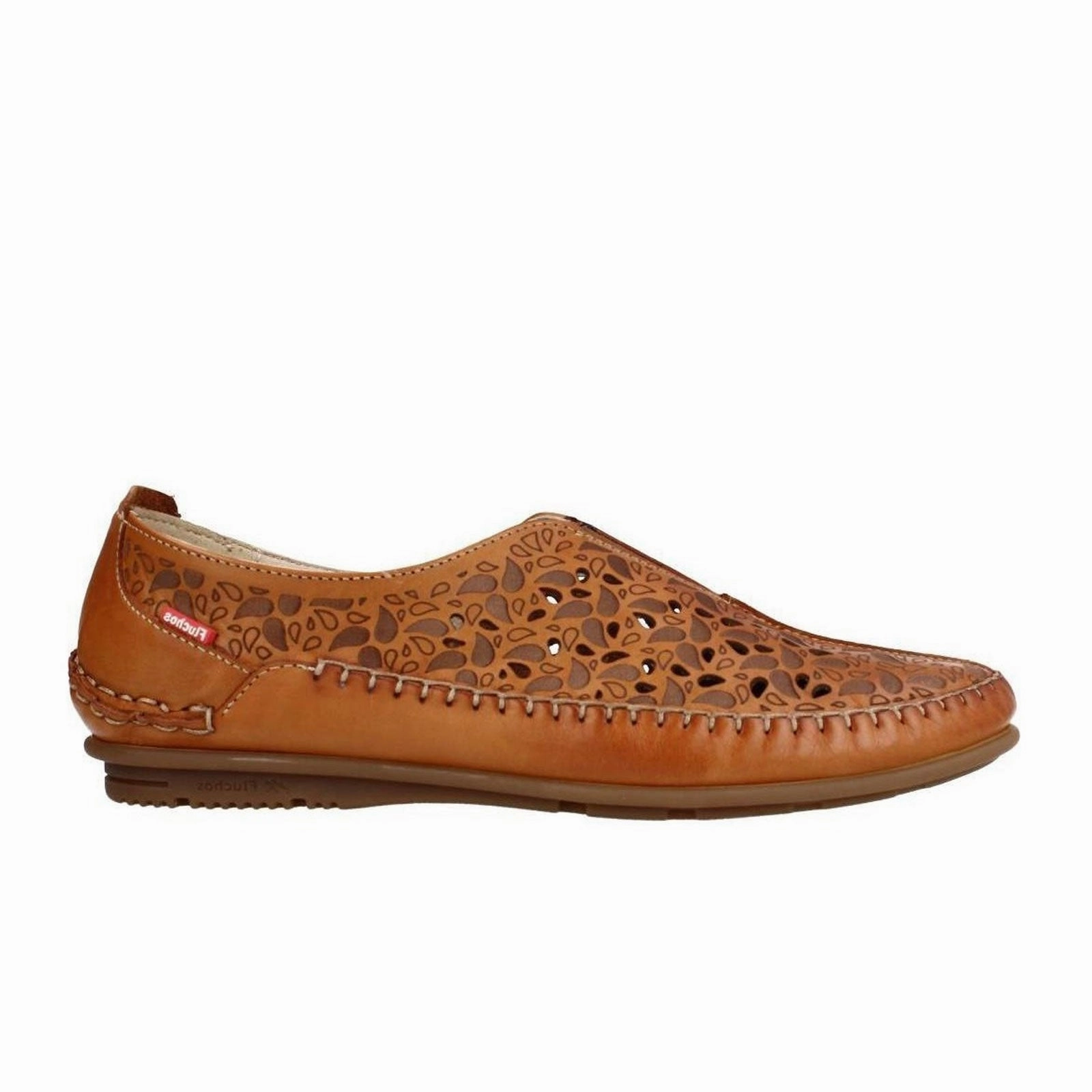 museum visit Street Edge Fluchos Elsa F1182 Slip On (Women) - Brown