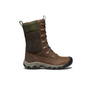Women's Greta Tall Waterproof Boot  |  Dark Earth/Green Plaid Adventure Ready Breathable