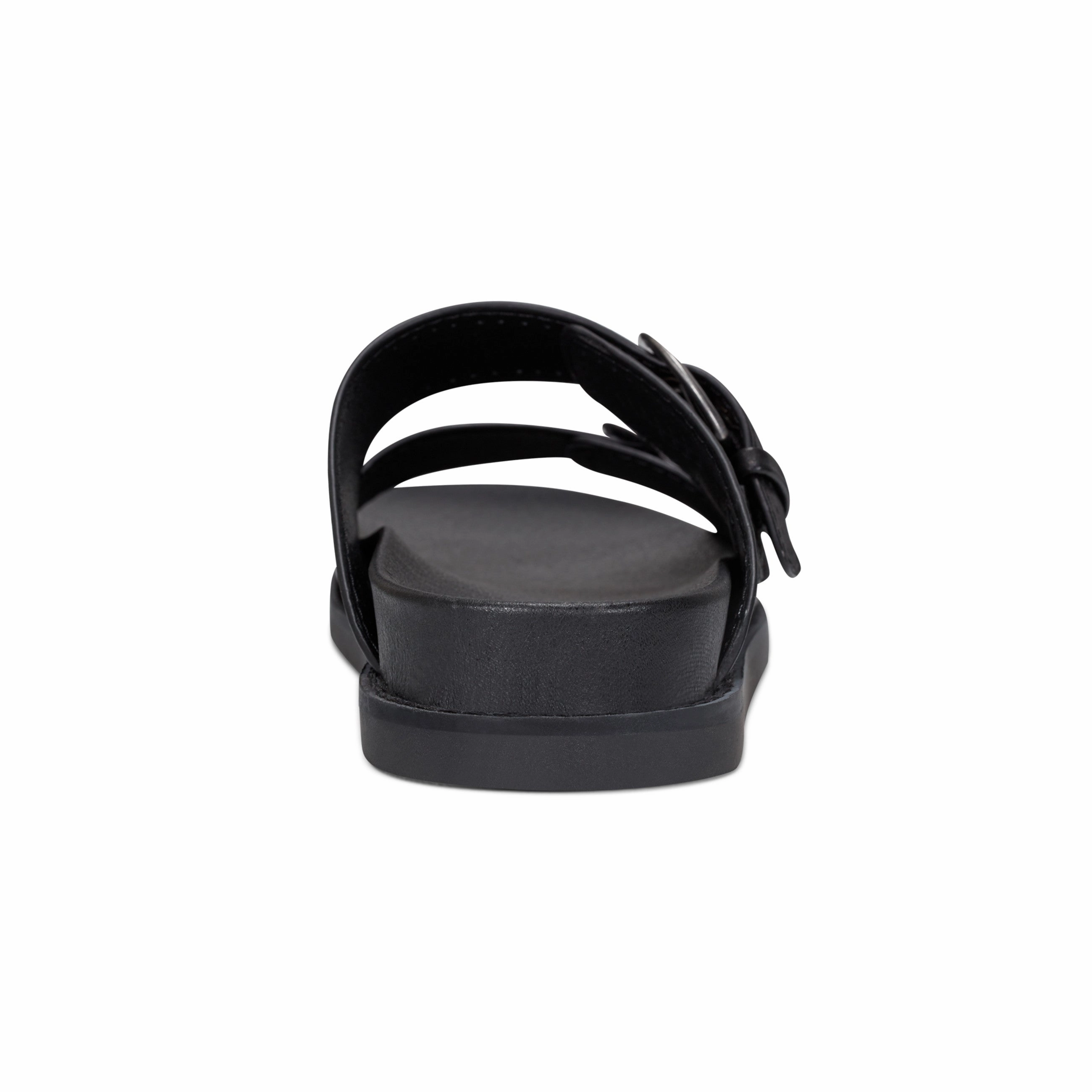 Francii Round Toe Casual Slip-on Flat Sandals Shock-absorbent arch Load Balancing Chassis