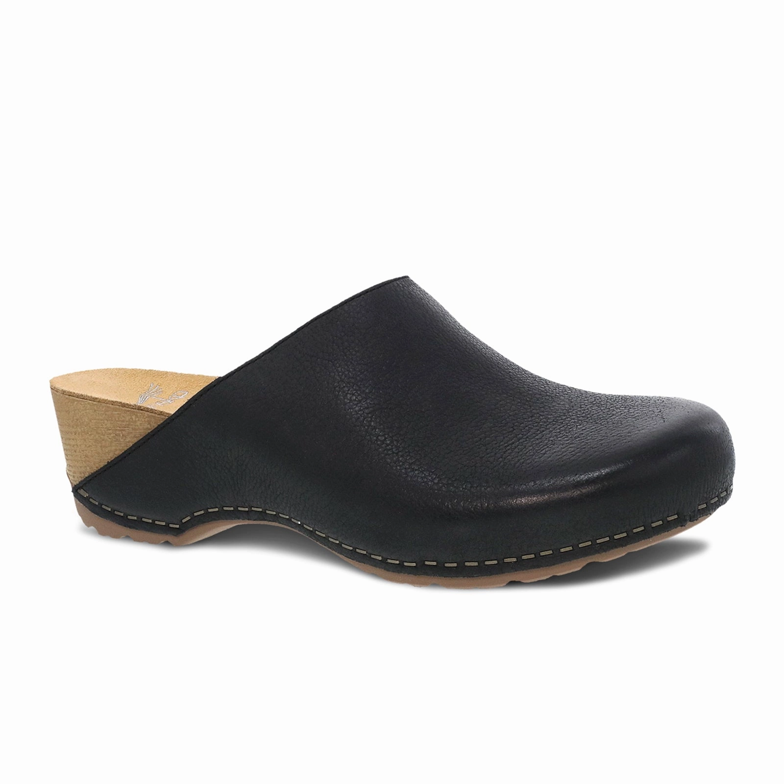 Seasonal Wear Relaxed Style Wear Dansko Talulah Clog (Women) - Black Milled Burnished
