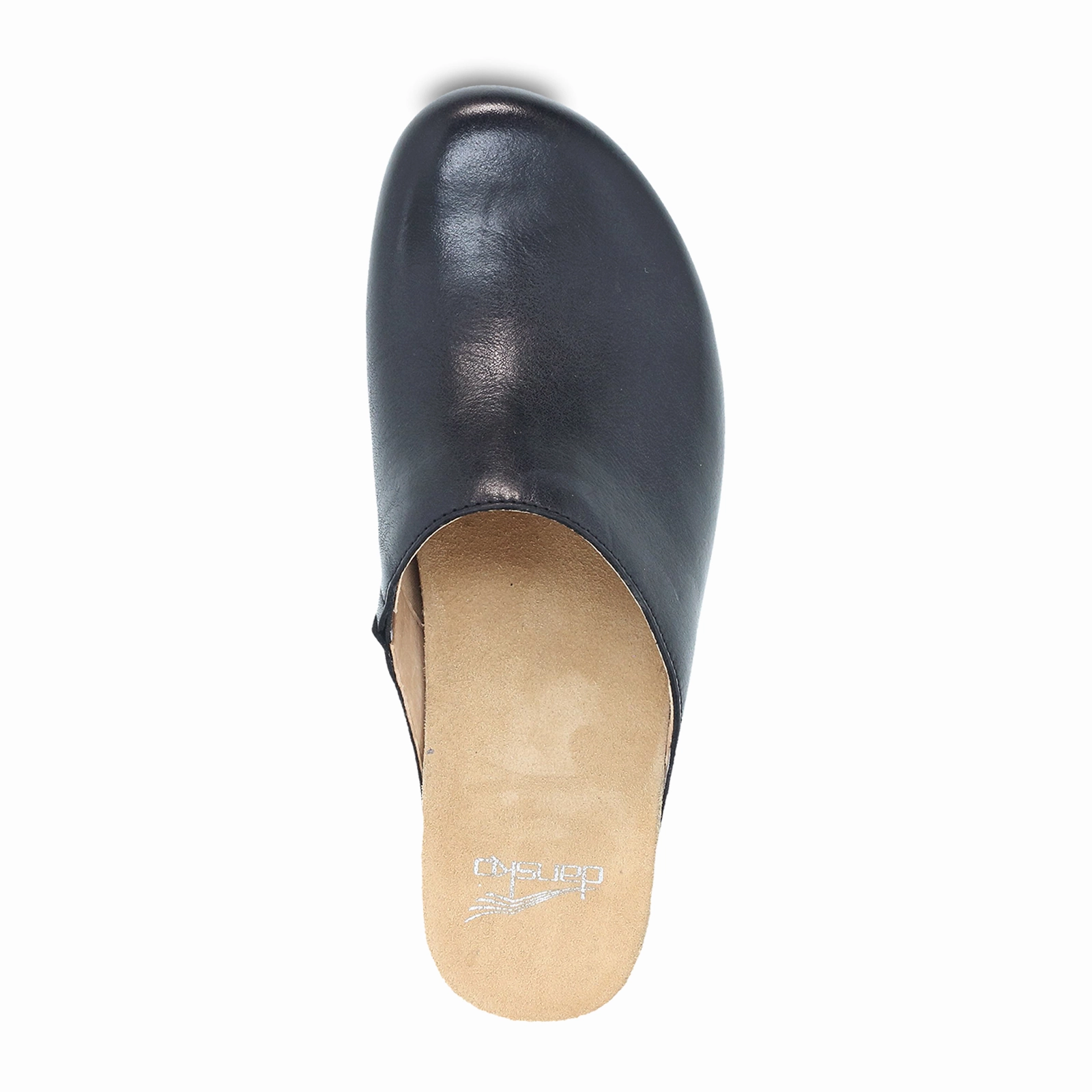 Midi-Length Geometric-pattern Dansko Talulah Clog (Women) - Black Milled Burnished