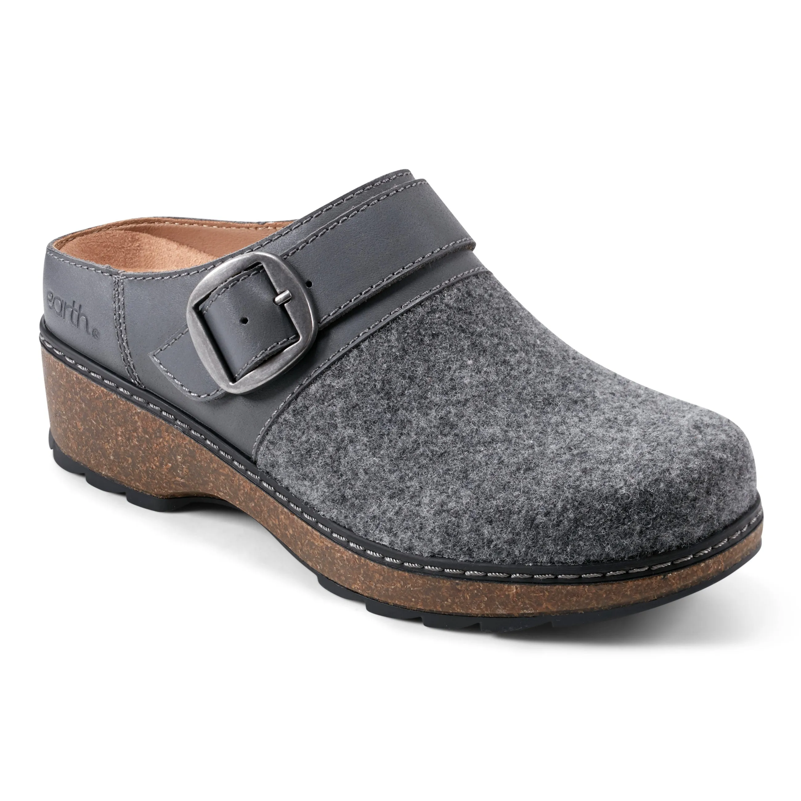 Kulla Slip-on Round Toe Casual Clogs Seamless Internal Lining