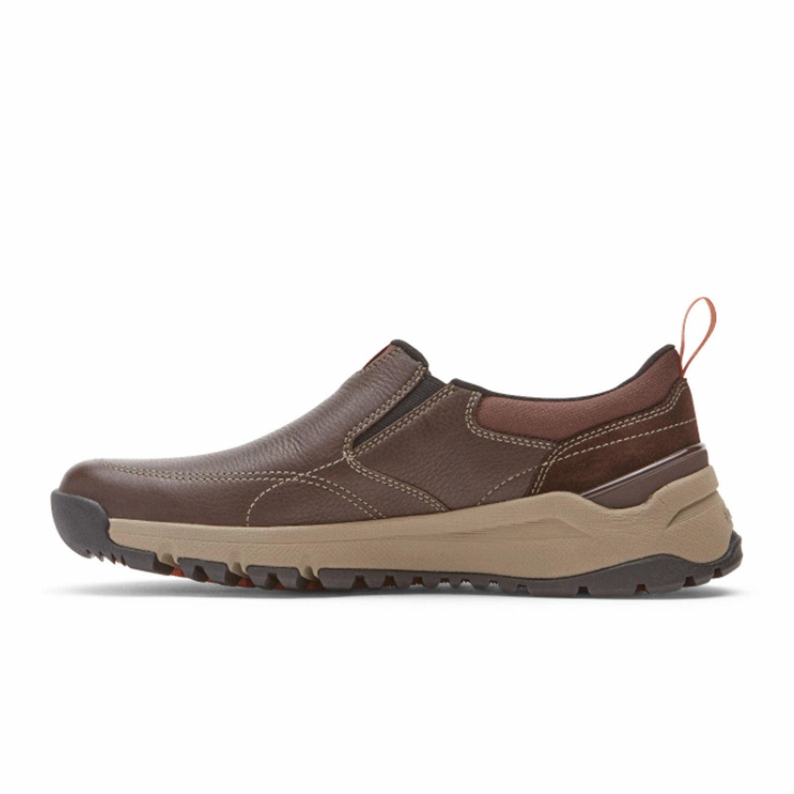 Silky Finish Bride Friend Dunham Glastonbury Slip On (Men) - Brown Leather