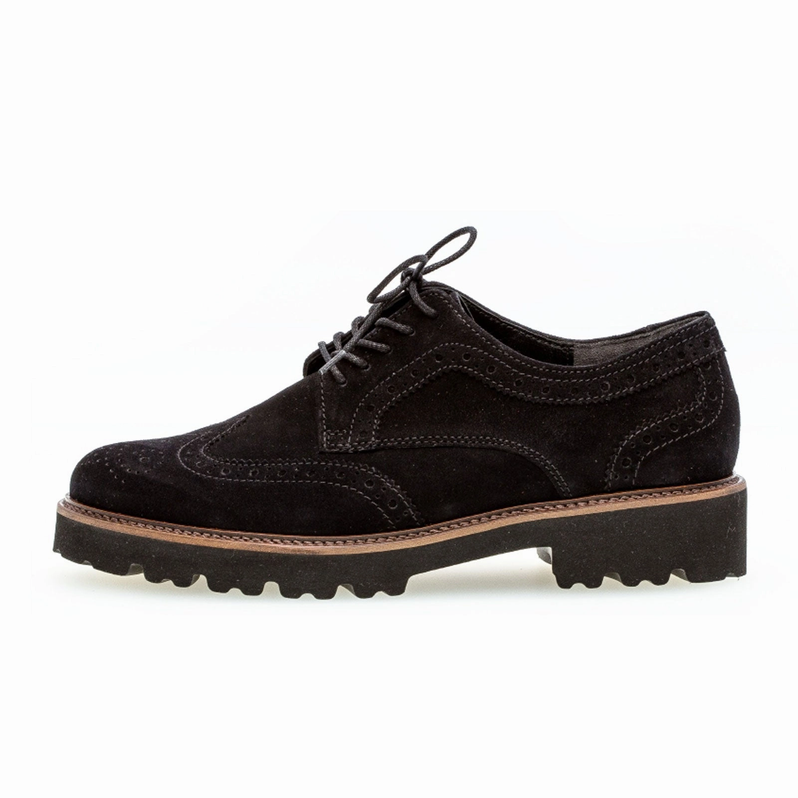 Soft Comfort Gabor 244 Oxford (Women) - Black Suede