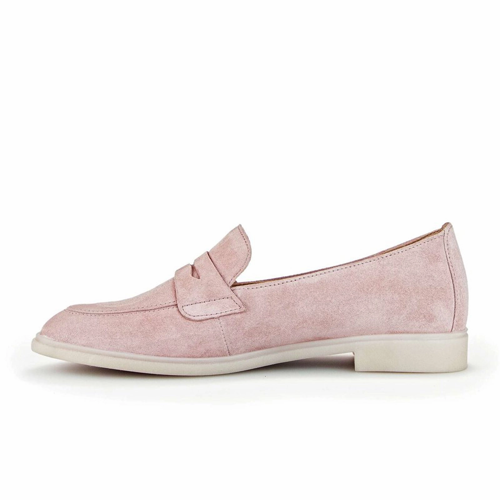 Gabor 253 Loafer (Women) - Rose Suede Flattering Design Wear Puff-Sleeve