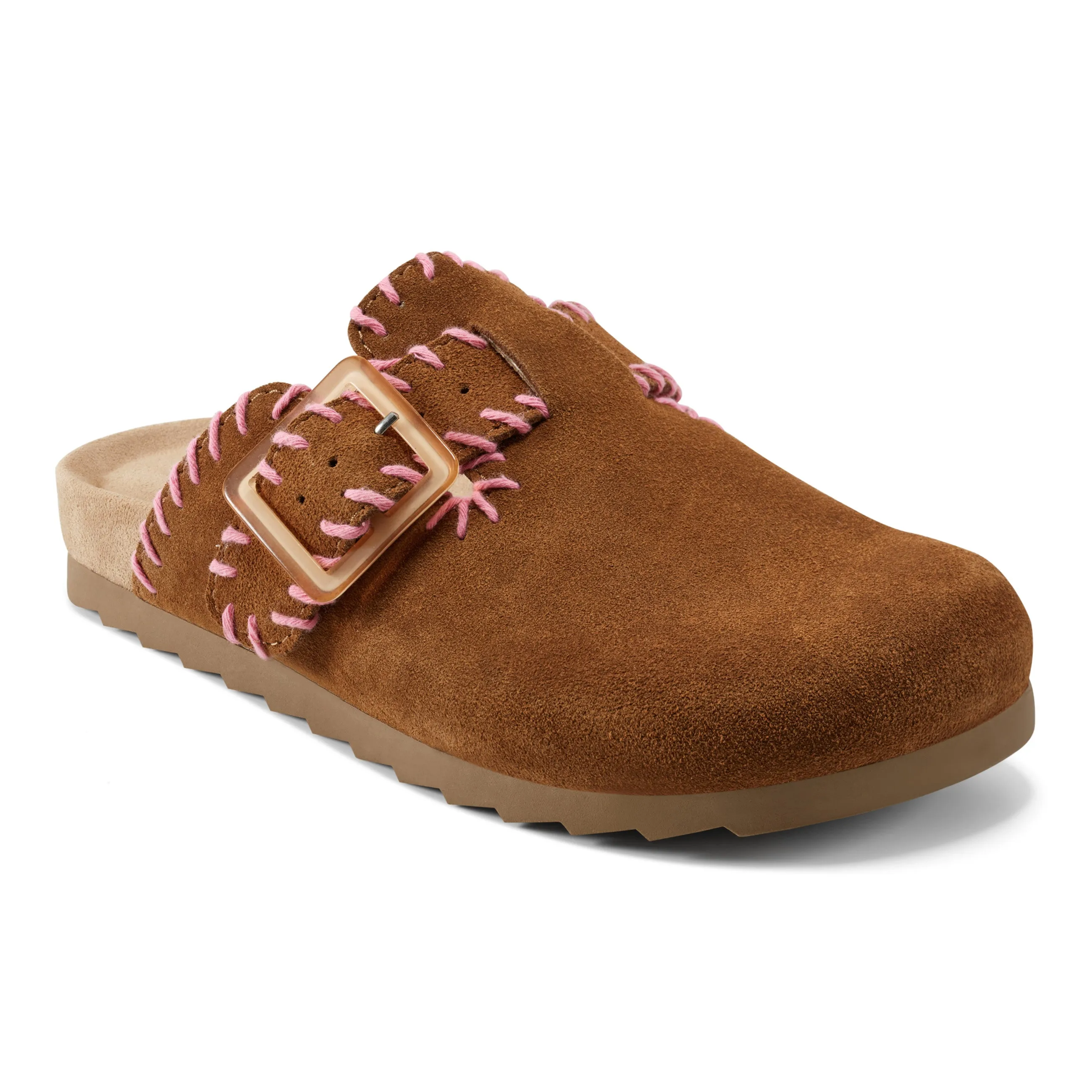 athletic chic Ergonomic Footbed Gena Round Toe Slip-on Flat Casual Clogs