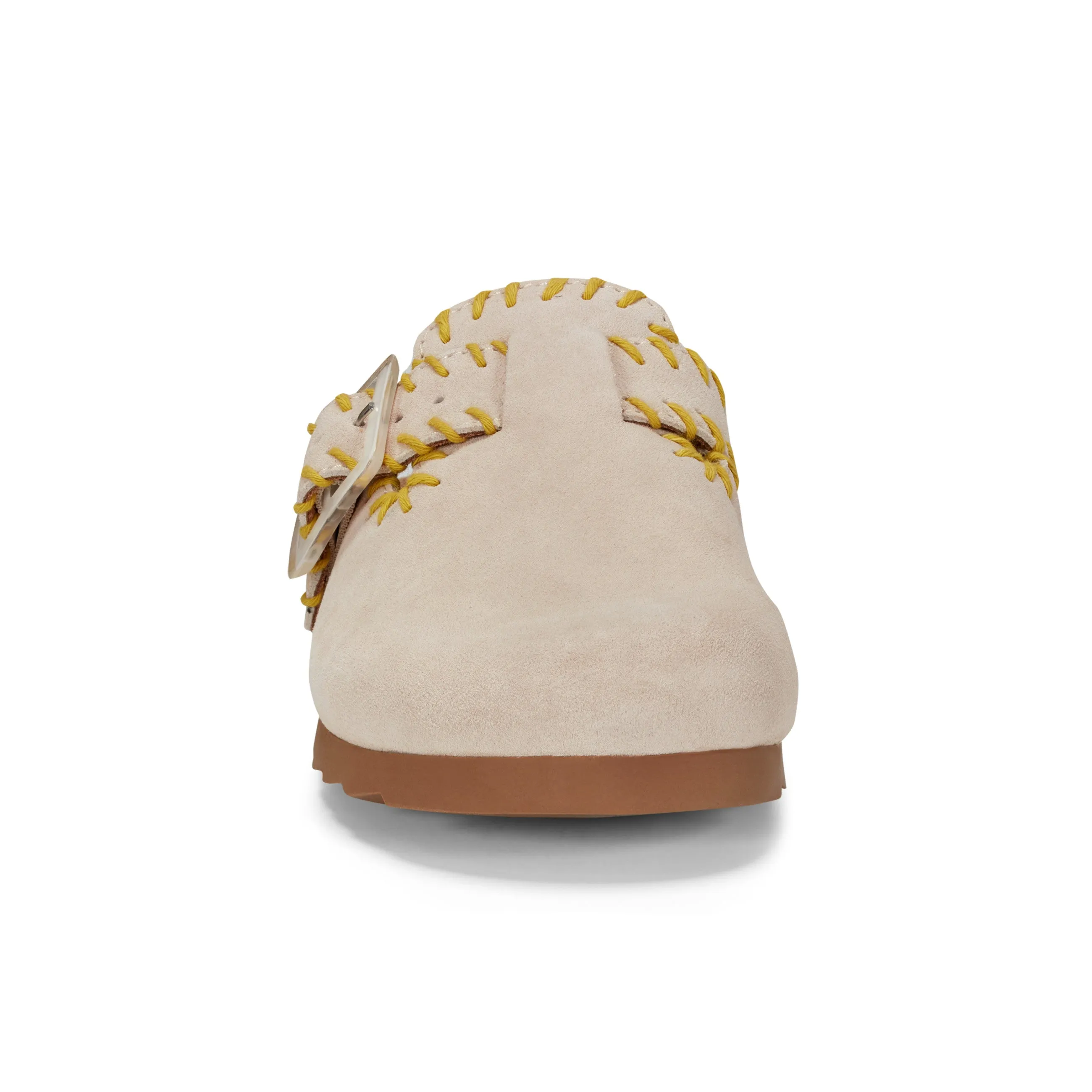 Gena Round Toe Slip-on Flat Casual Clogs Sporty arch