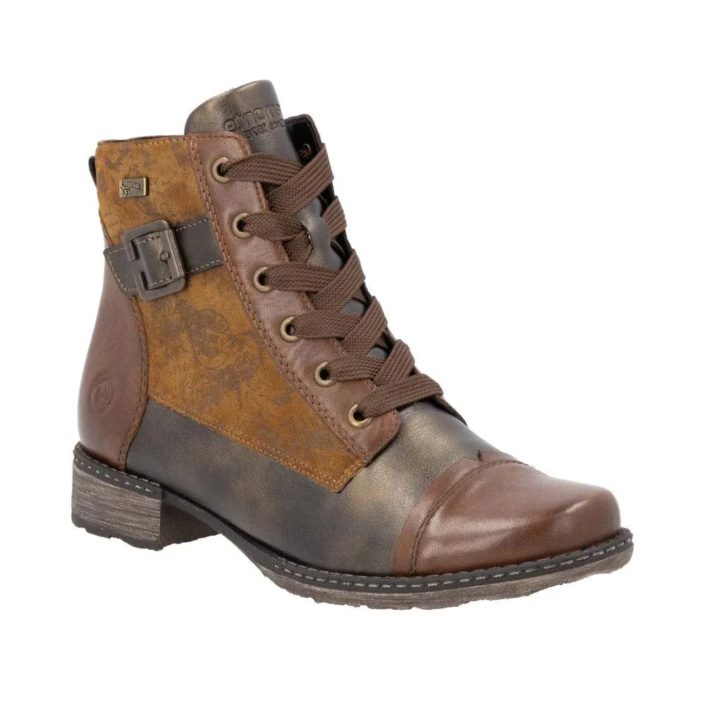 REMONTE WOMENS D4381-24 - CHESTNUT suitable for daily commuting Non Slip Tread