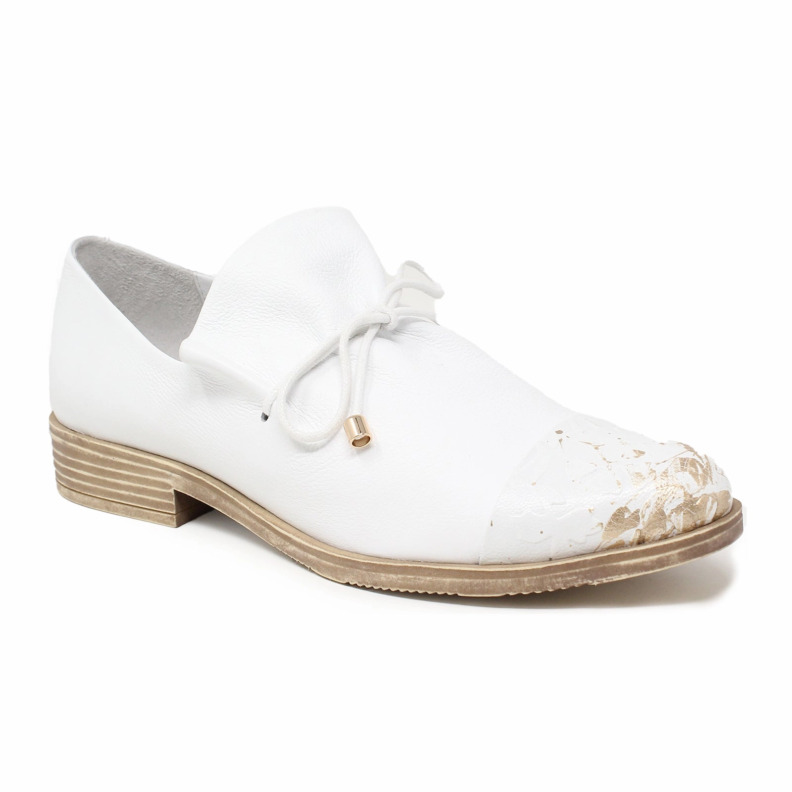 ReversibleStyle Django & Juliette Kotty Slip On (Women) - White/Gold Flower