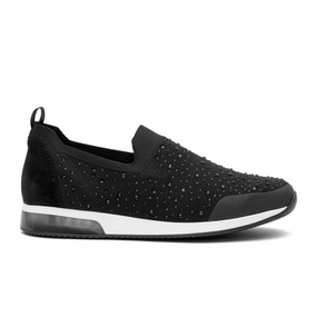 Cool Shape Wrap Glow Ara Layton Slip On Sneaker (Women) - Black