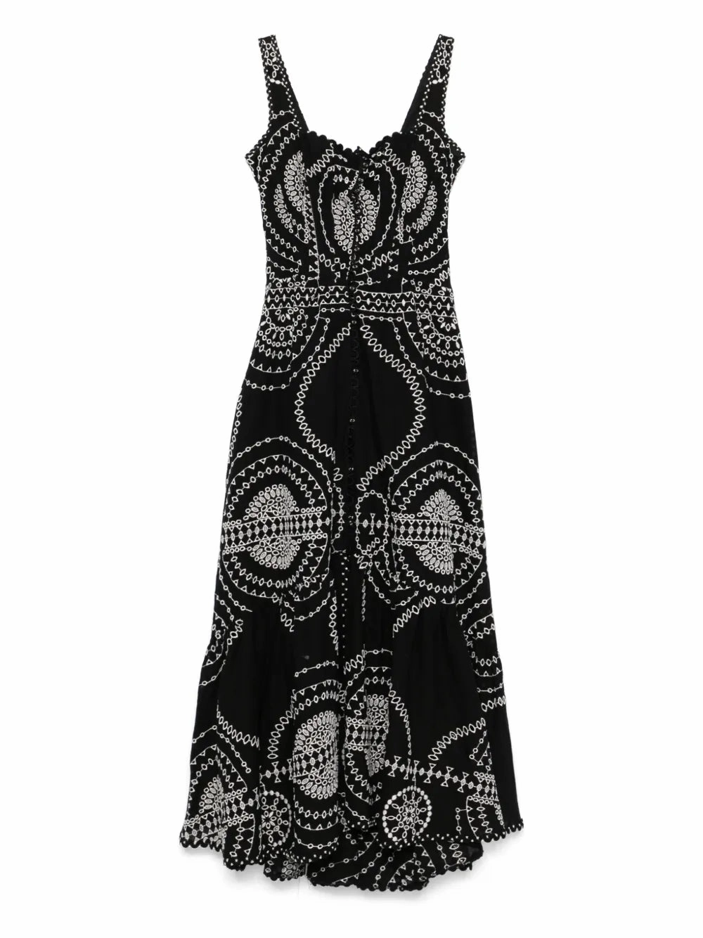 Energy Flow Sporty Design Greba Long Dress in Black