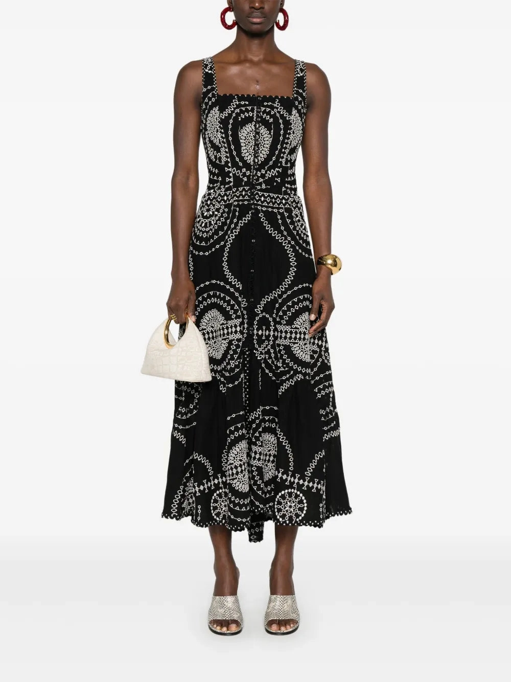 Greba Long Dress in Black City Soul Lightweight clothing