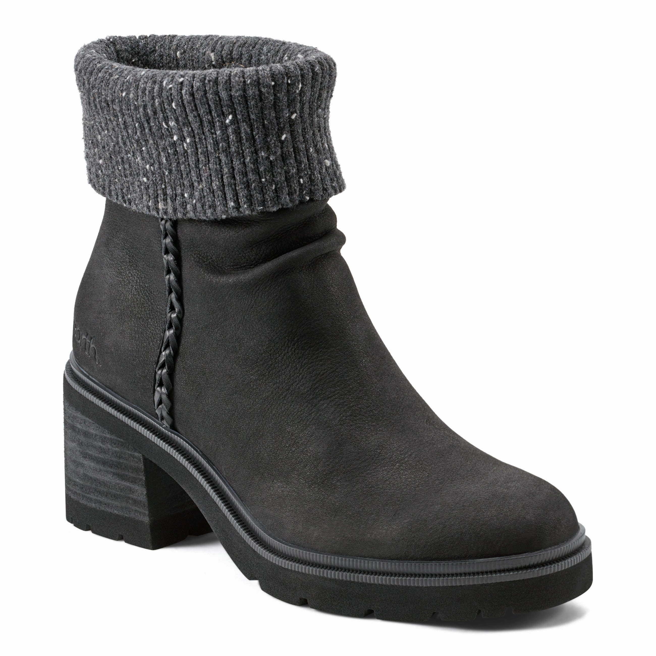 most formal Retro Gresa Waterproof Block Heel Round Toe Casual Booties