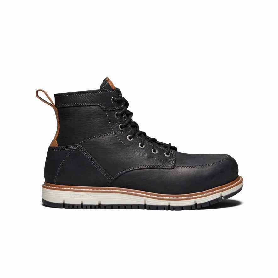Men's San Jose 6" Boot (Aluminum Toe)  |  Black/Caramel Cafe All-Weather Fit