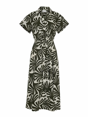 ZeroRestrictionMobility Asbury Midi Dress in Catalina Olive