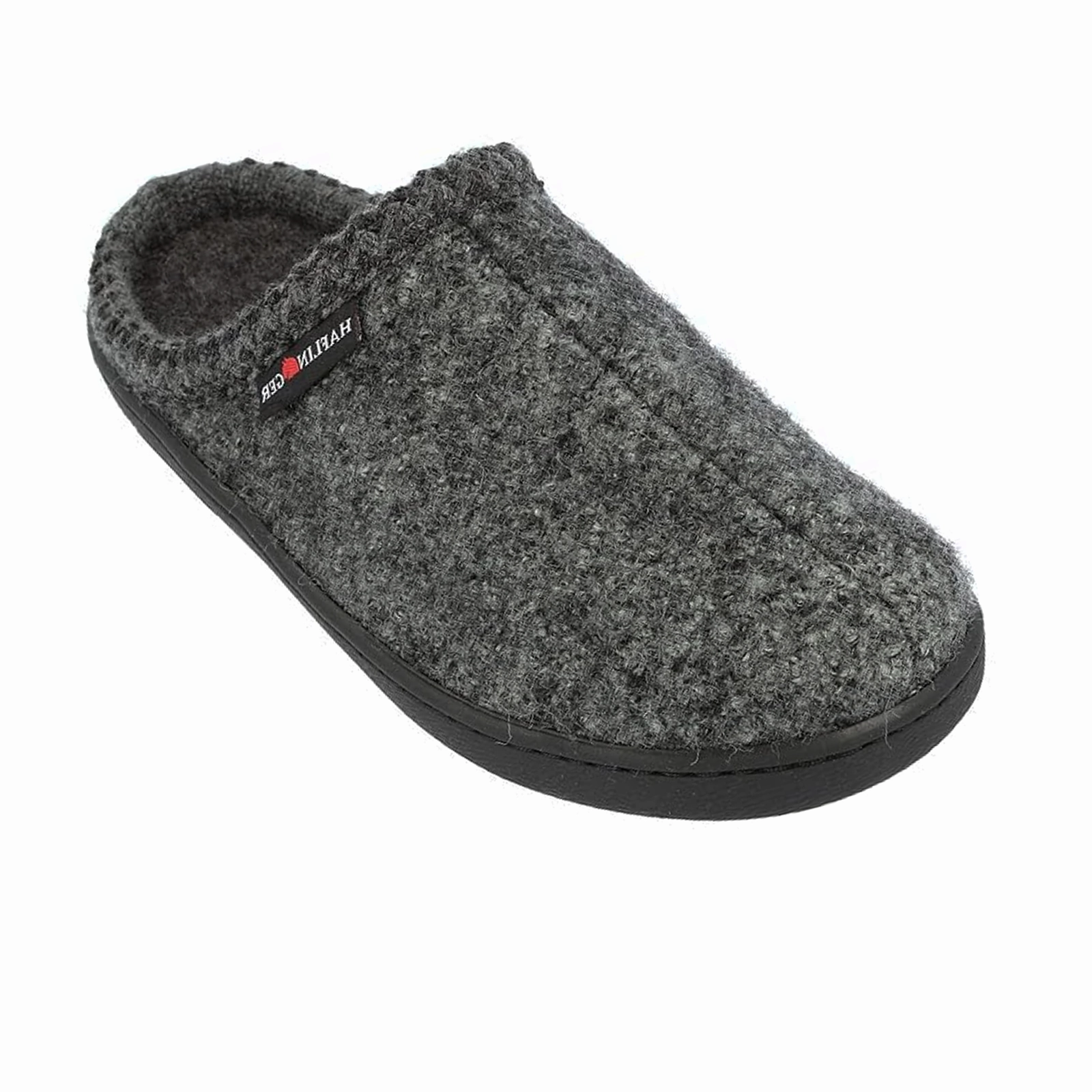 Rooftop-Event Spring Ready Haflinger AT Hardsole Slipper (Unisex) - Grey Speckle