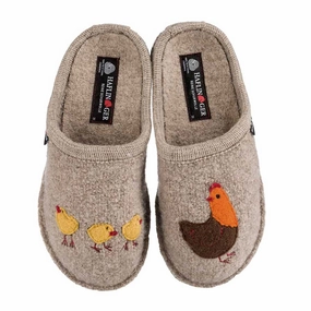 Polished Details Travel Essential Haflinger Gallina Slipper (Women) - Natural