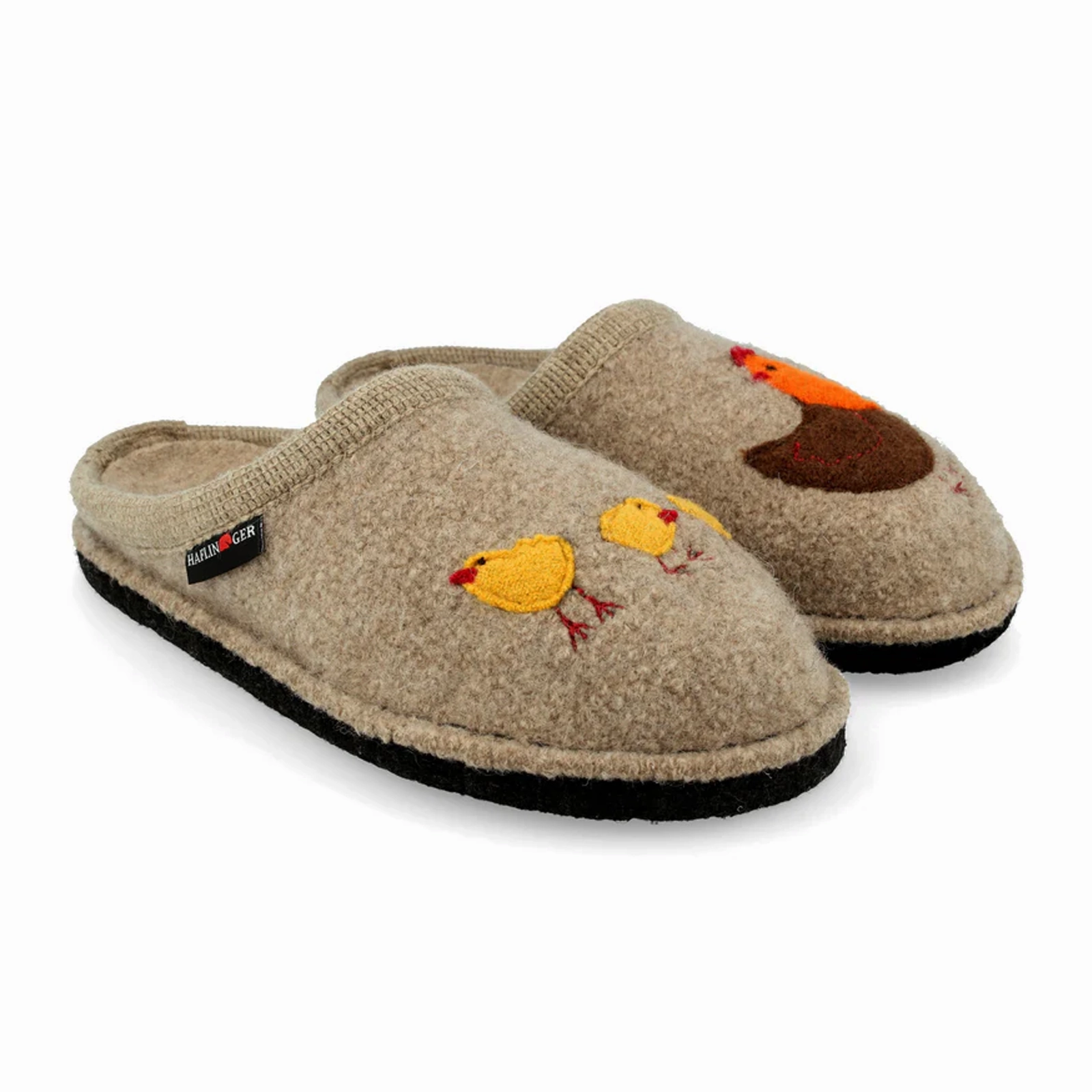 Haflinger Gallina Slipper (Women) - Natural All Gender Striped-Pattern