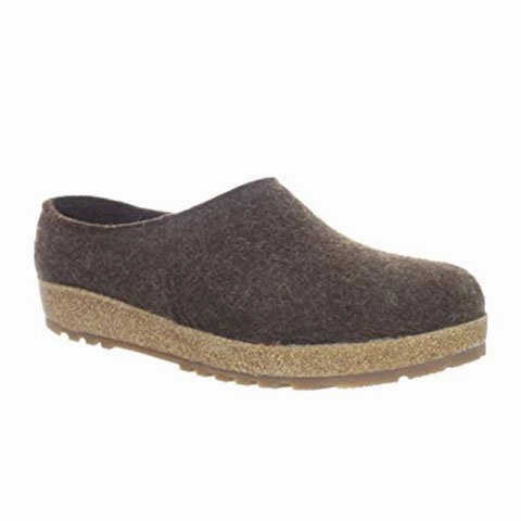 Haflinger GZH Cozy Clog (Unisex) - Brown Wrap Charm Sleek Presence