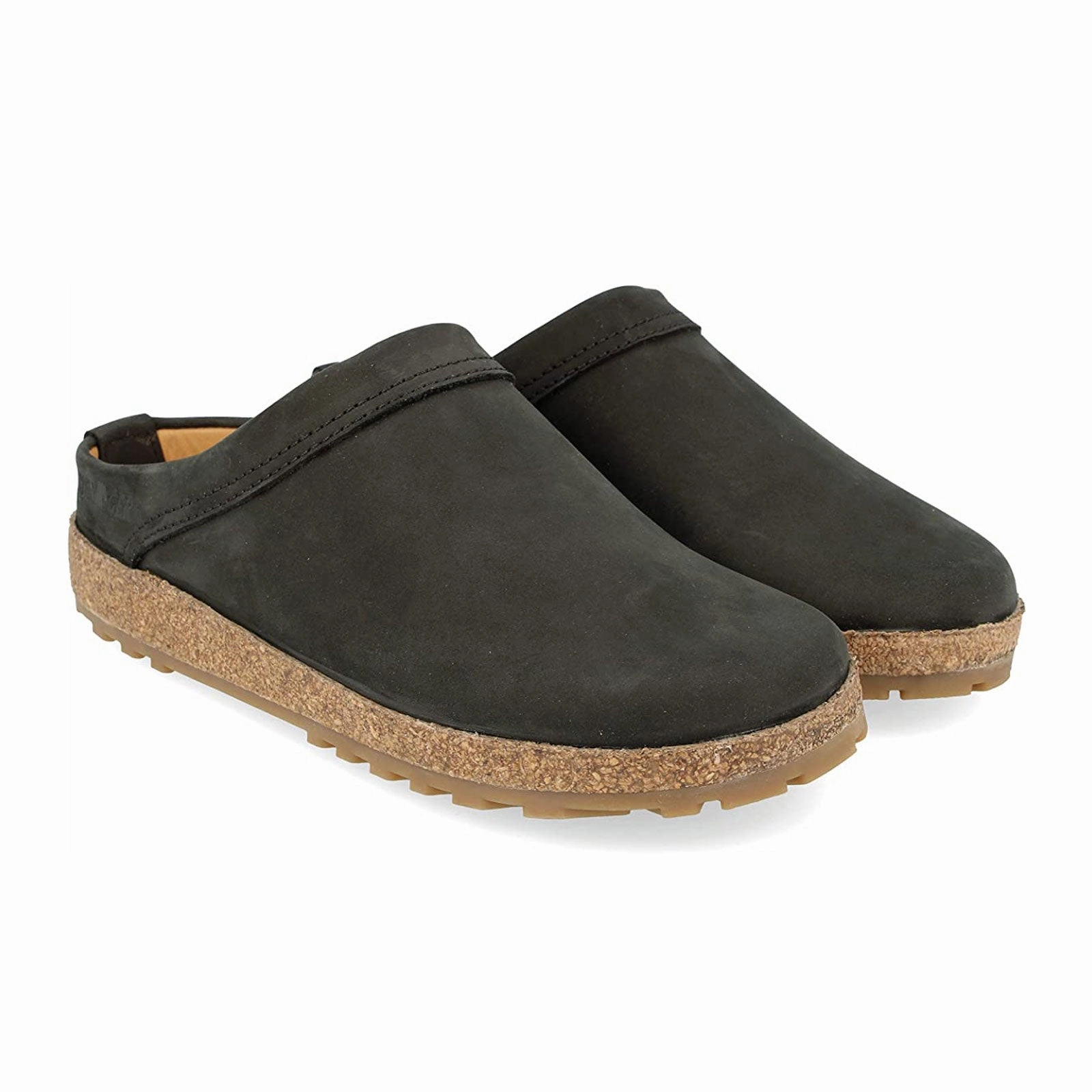 Classic Motion Haflinger Malmo Clog (Women) - Nero Leather