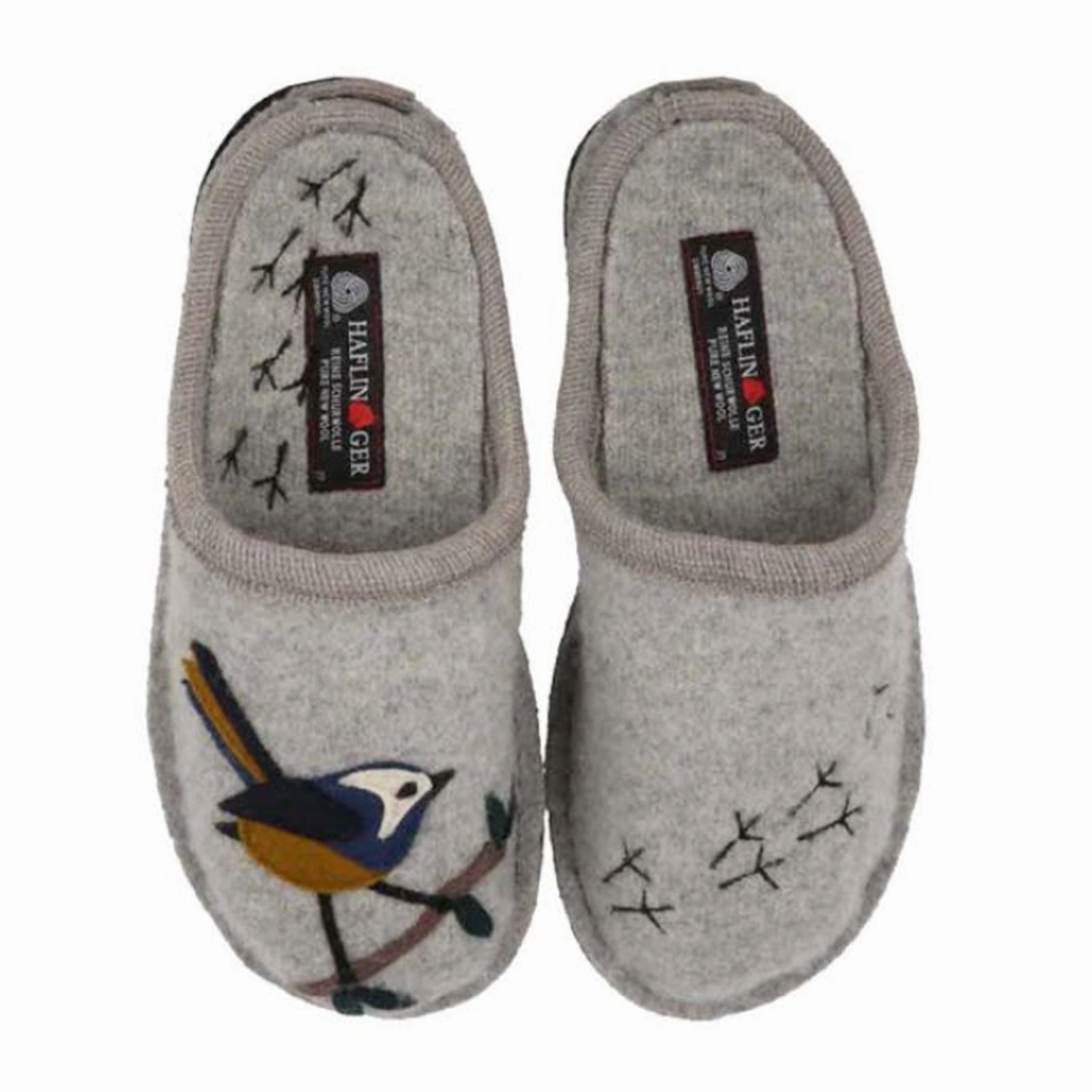 Haflinger Songbird Slipper (Women) - Silver Grey Casual Pick