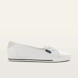 Effortless Comfort Footwear Cushioned Comfort Hannah III White Punched