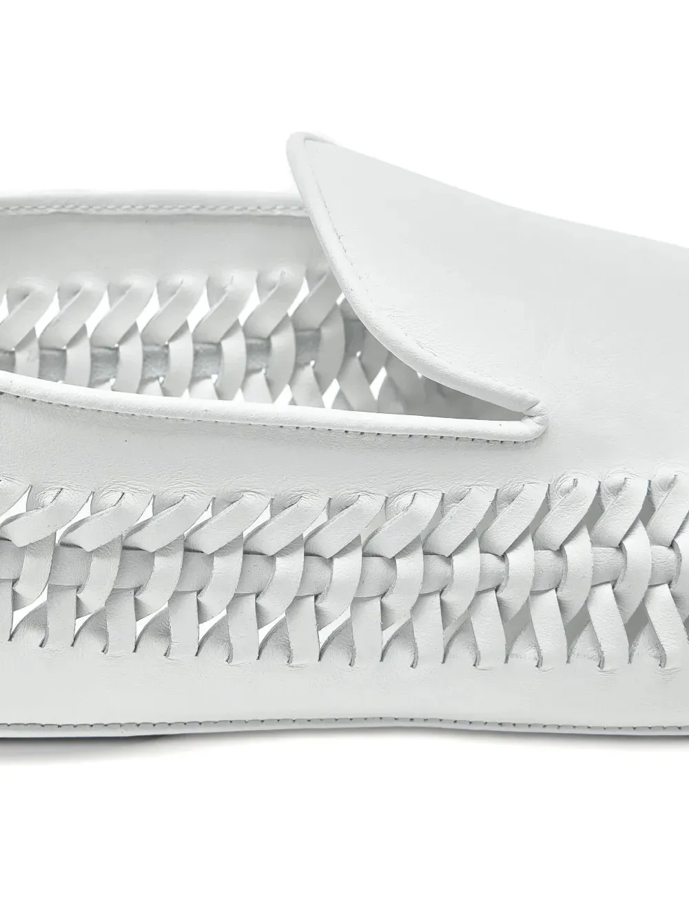 Whip Loafer in Ecru semi - outdoor