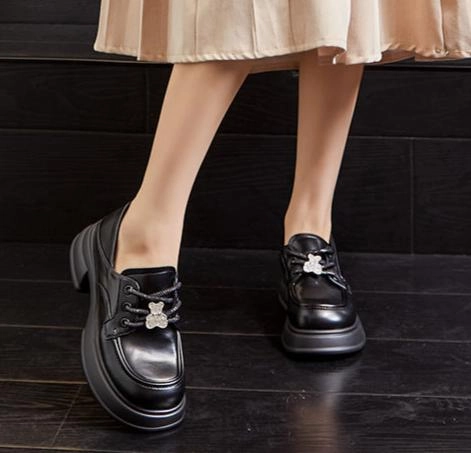 Women Trendy Chunky Heel Casual Loafers most summer