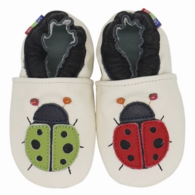 Ladybug Cream up to 8 Years Slip Resistant Pattern