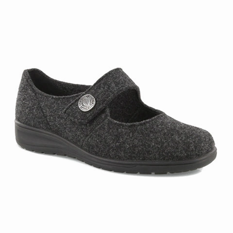 Sleek Volume Trend Detail Solidus Kate Wide Mary Jane (Women) - Schwarz