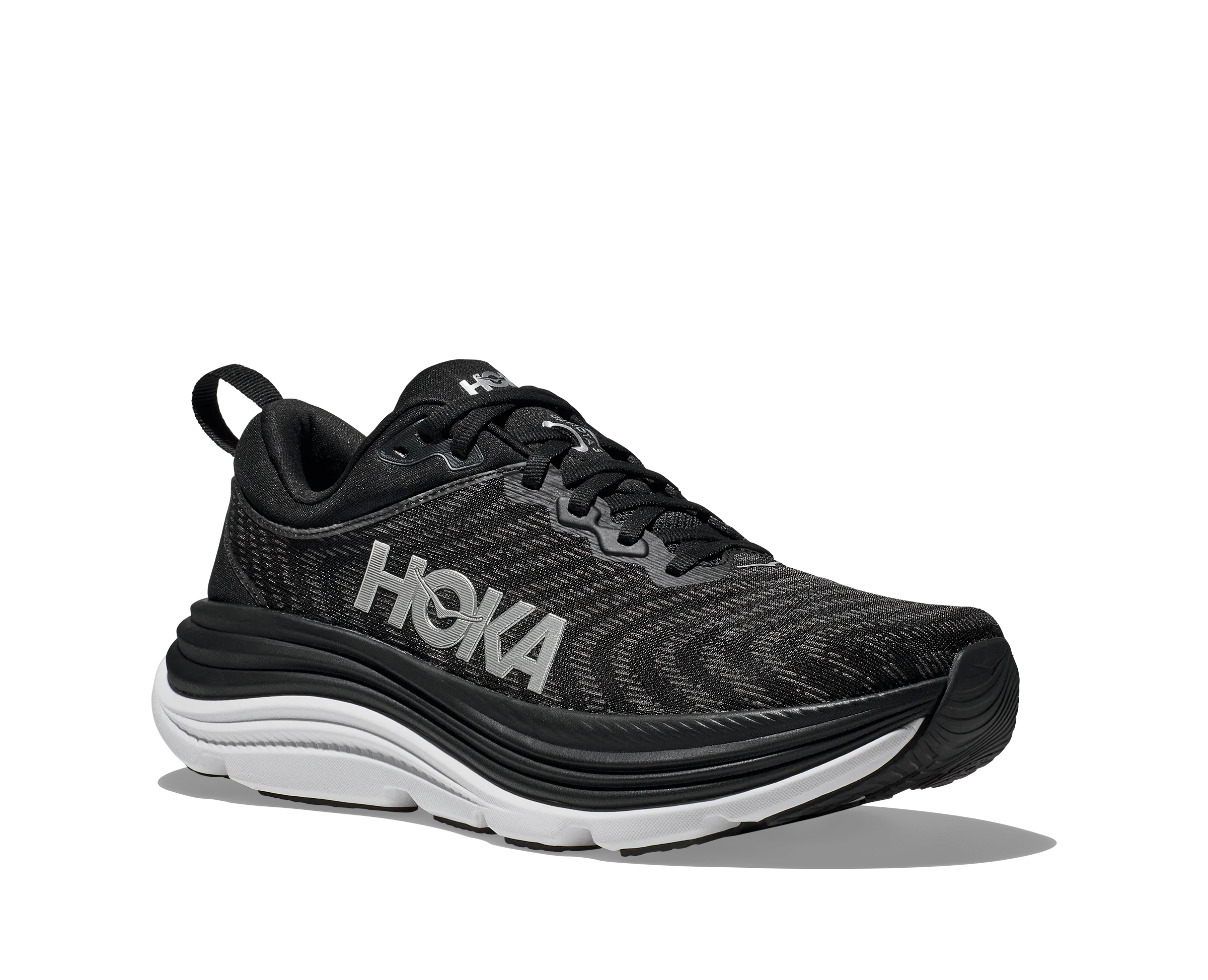 HOKA GAVIOTA V5 MENS MEDIUM orthotic - friendly shoes Stretch Lace Cover