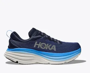 HOKA MEN'S BONDI 8 - OUTER SPACE/ALL ABOARD kids' shoes Soft Orthotic Insole
