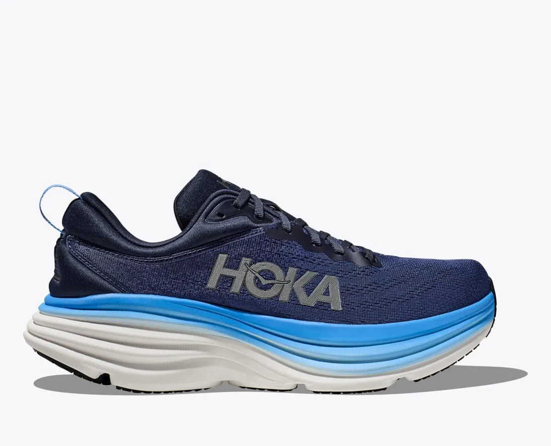 HOKA MEN'S BONDI 8 - OUTER SPACE/ALL ABOARD kids' shoes Soft Orthotic Insole