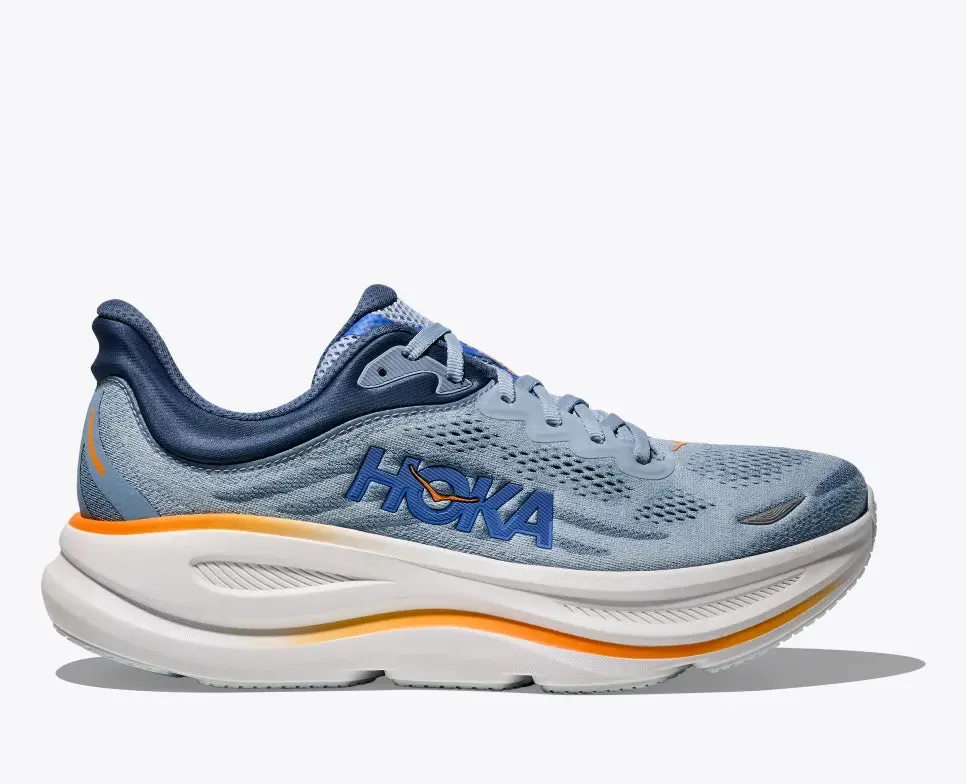 HOKA MENS BONDI 9 - DRIZZLE DOWNPOUR Anti Static Construction Stability