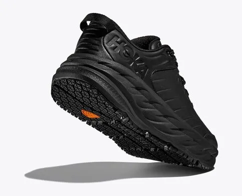 HOKA MENS BONDI SR - SLIP RESISTANT Ergonomic Arch Support least beach