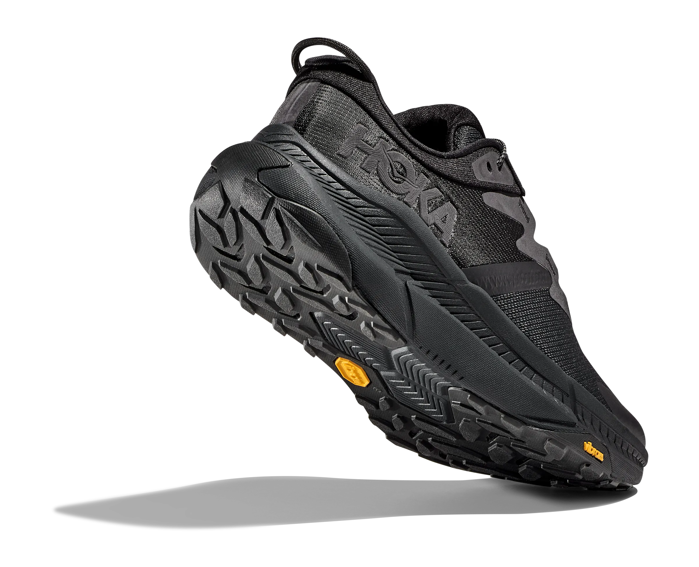 Lateral Stability Enhancement proper alignment HOKA TRANSPORT BLACK MENS