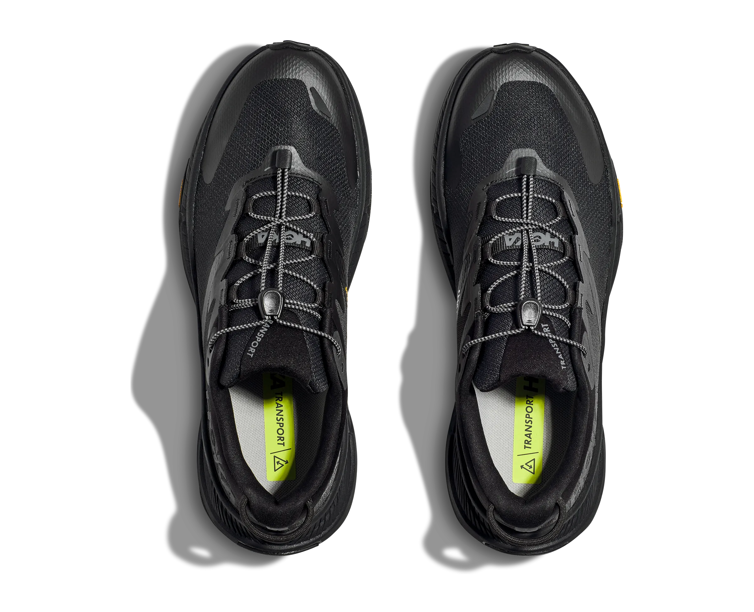 forefoot - support shoes Torque Reduction HOKA TRANSPORT BLACK MENS
